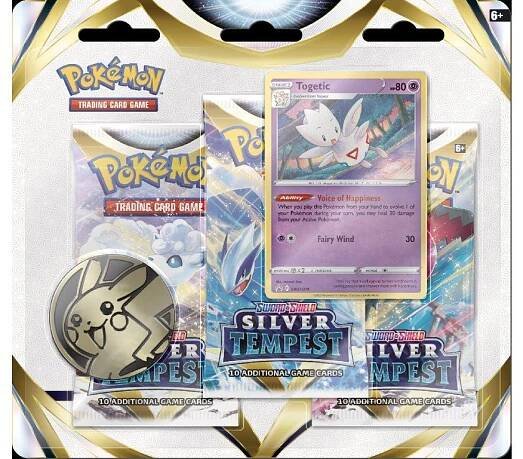 Pokemon TCG: Silver Tempest Blister z Firstprint Case - Togetic - Zábava