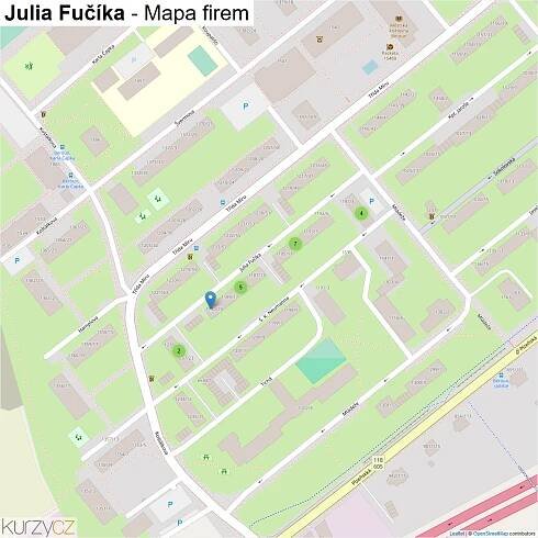 Julia Fučíka - mapy | Kurzy.cz