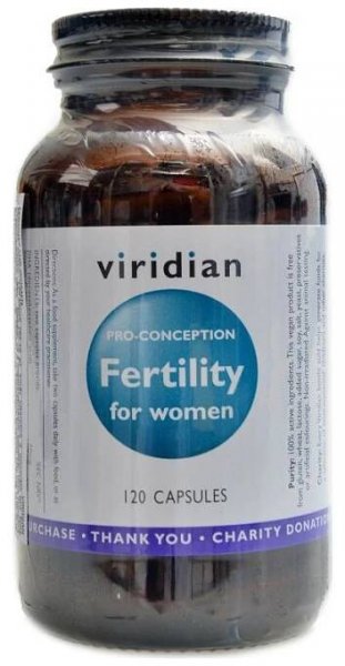 Viridian Nutrition Fertility for Women 120 kapslí | NAMAKANEJ.cz
