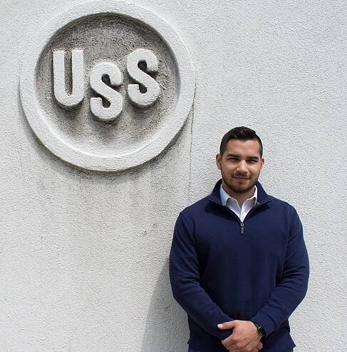 Pictured is IT alumnus and M.B.A. student Jose Flores. Photo by Brandy Richey.