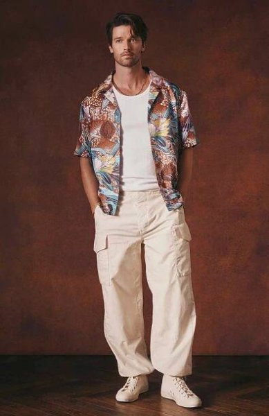 Patrick Schwarzenegger Teams Up with Banana Republic for 'White Lotus'-Inspired Collection