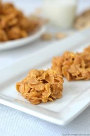 Peanut Butter Corn Flake Candy - Southern Made Simple
