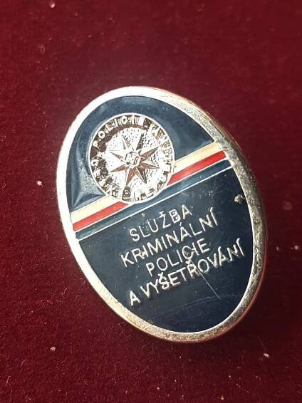 Policejní odznak SKPV Kriminální POLICIE ČR