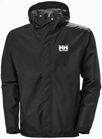 Helly Hansen Men's Seven J Rain Outdorová bunda Black L - Muziker