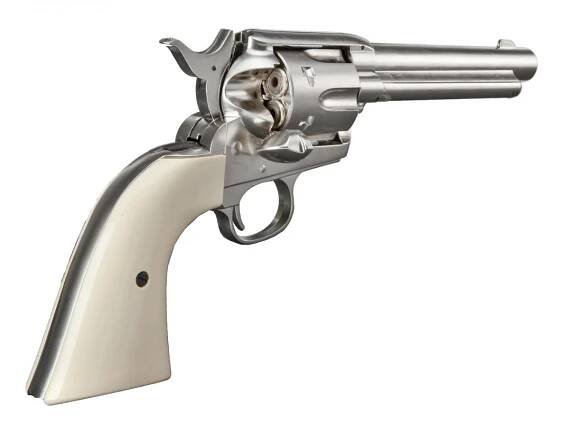 Revolver CO2 Colt SAA.45-5.5" nickel, kal. 4,5mm BB