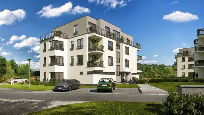 Prodej bytu 2+kk 61 m², K Pomezí, Cheb