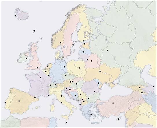 Mapa světa a všechny státy: politická, slepá, online, ke stažení