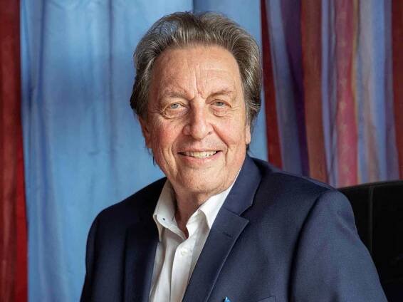 Errol Musk, the father of tech billionaire Elon Musk who spent his early life in apartheid-era South Africa, poses for a portrait at his house Langebaan, South Africa on May 26, 2022