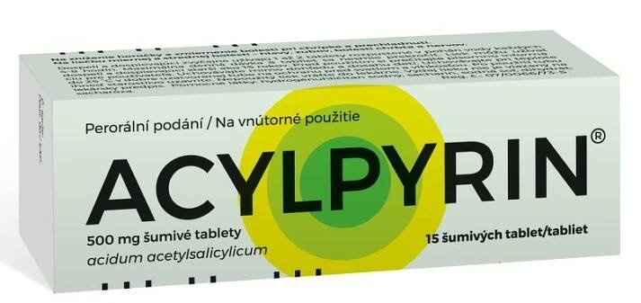 Acylpyrin 500mg tbl.eff.15x500mg | Lékárny IPC