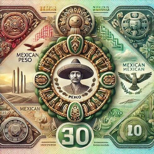 Mexické peso posiluje díky pozitivnímu tržnímu sentimentu a slabému dolaru