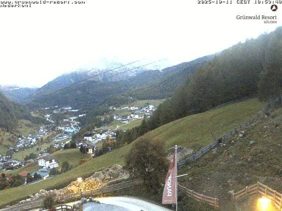 Aktuell Webcam Sölden Ort Dorf Livecam