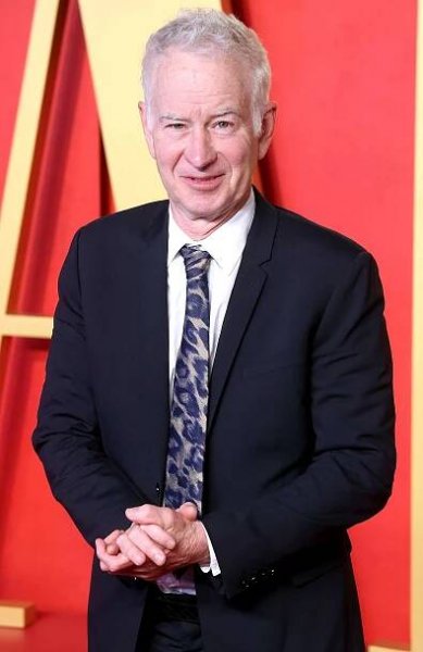 John McEnroe attends the 2024 Vanity Fair Oscar Party hosted by Radhika Jones at Wallis Annenberg Center for the Performing Arts on March 10, 2024 in Beverly Hills, California.