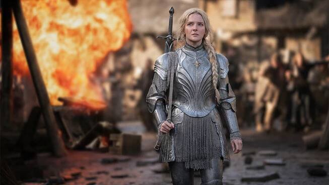Prsteny moci mají bohatou výbavu, příběh se ale od odkazu J. R. R. Tolkiena hodně vzdálil (Foto: Amazon Studios)