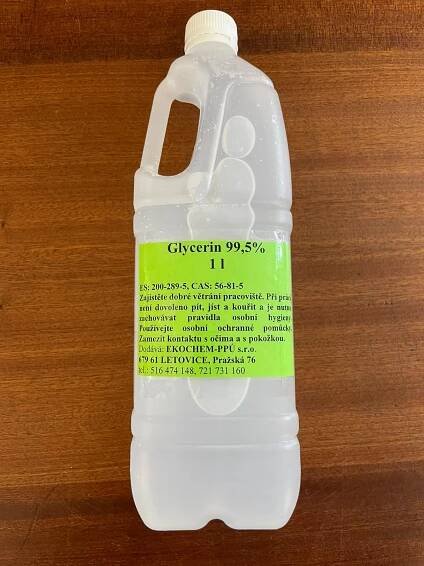 Glycerin 1 l - Včelařství Sedlákovi