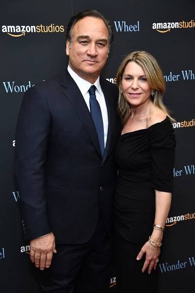 Jim Belushi and Jennifer Sloan attend the "Wonder Wheel" screening at Museum of Modern Art on November 14, 2017 in New York City. 