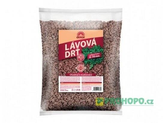 FORESTINA Dekor Lávová drť 20l (8-16mm) - k mulčování