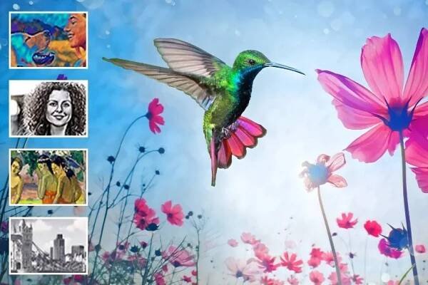 Verwandeln Sie Fotos in Kunstwerke mit den neuen künstlerischen Effekten