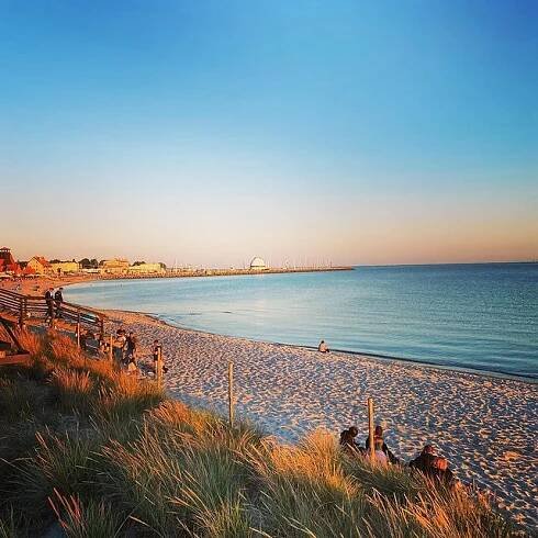 Plaża Helska, Otwarte Morze
