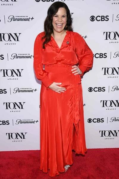 Lindsay Mendez at the Tony Awards Meet the Nominees press junket held at the Sofitel New York on May 2, 2024 in New York City.