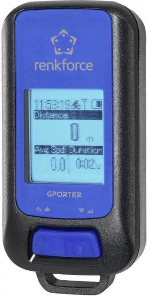 GPS logger Renkforce GP-102 G-Porter modrá, černá : Půhy.cz