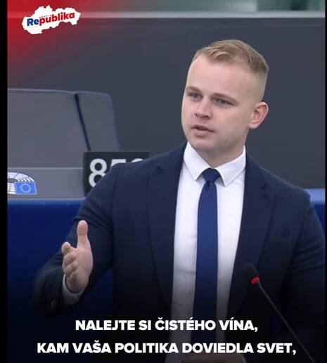 Europoslanec Milan Mazurek (Republika)