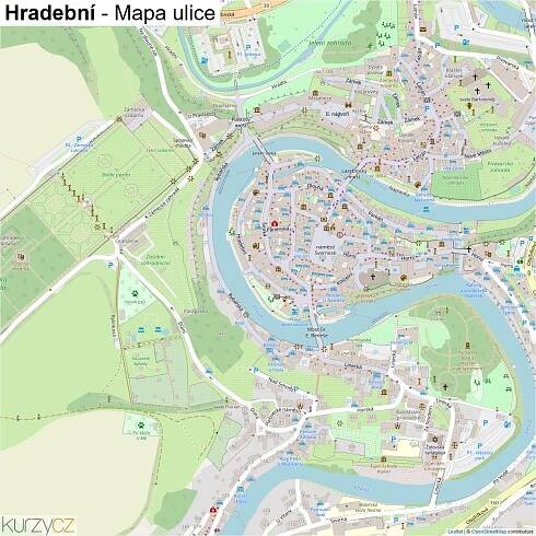 Hradební - mapy | Kurzy.cz