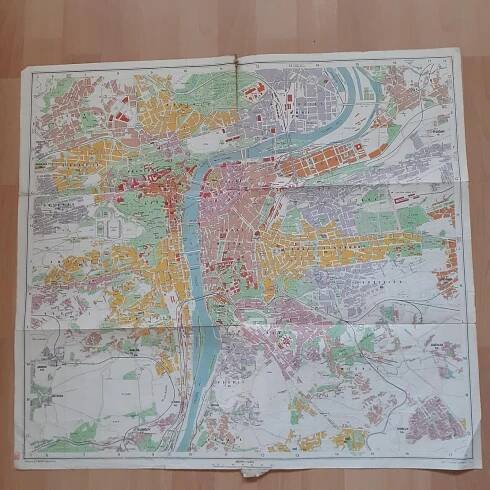 Fastr, mapa Prahy - Staré mapy a veduty