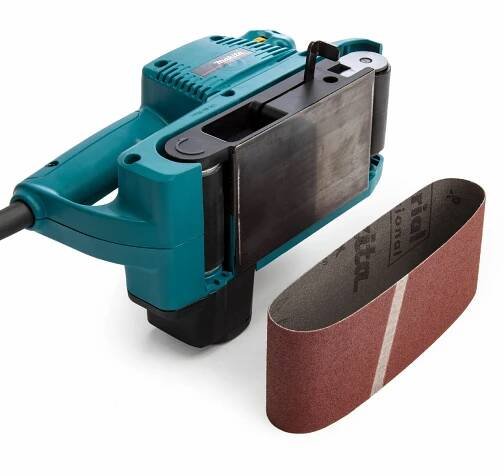 PÁSOVÁ BRUSKA 650W 75X457MM REGULACE OTÁČEK ODSÁVÁNÍ PRACHU MAKITA Značka Makita