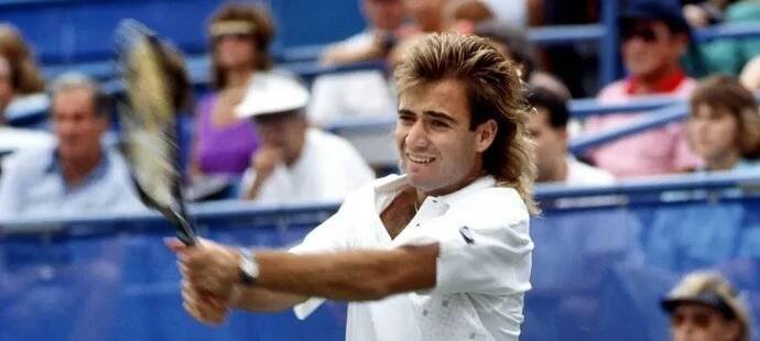 Andre Agassi během tenisové kariéry