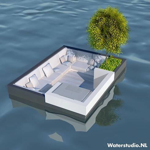 Floating terraces - Balance d'eau