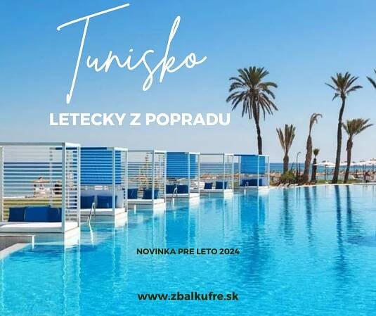 Tunisko letecky z Popradu