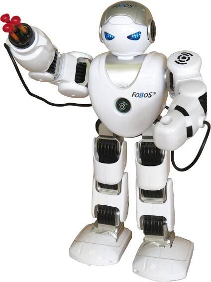 Teddies robot RC FOBOS chodící plast na baterie s USB