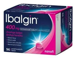 Ibalgin 400 mg 96 tablet | Košík.cz