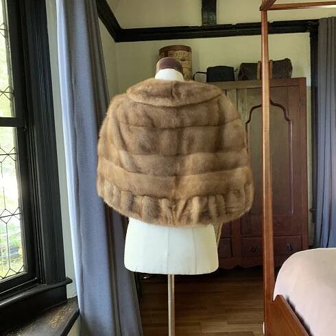 WILLIAM ROSENDORF Mink Fur Stole Wrap