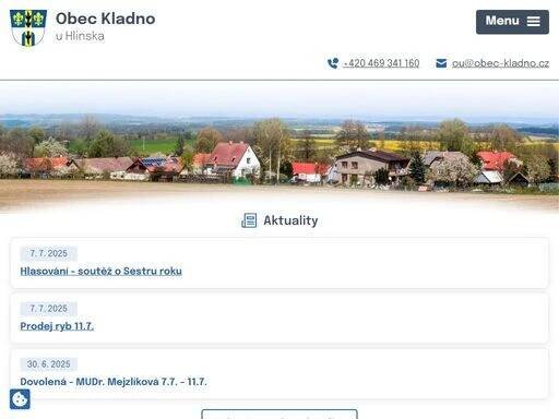 pardubický kraj, hlinsko, obec kladno