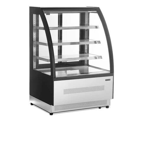 TEFCOLD LPD 900 C Black Chladicí vitrína cukrářská černá