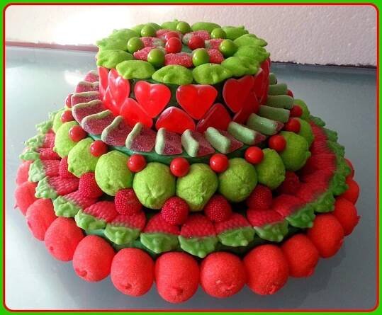 Tarta de chucherias