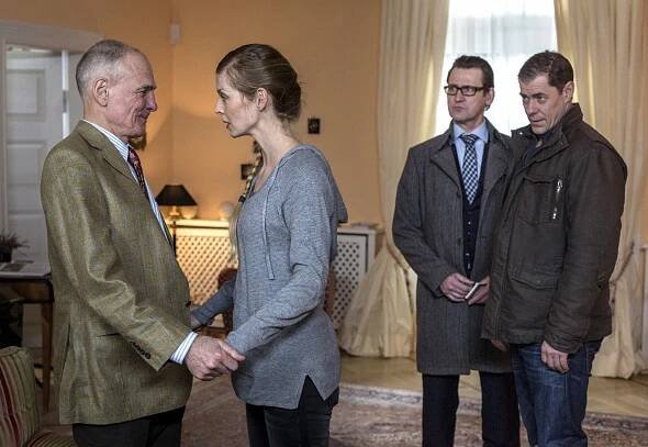 Vraždy na severu - Smrtící objíždka - Z filmu - Hans Peter Hallwachs, Pheline Roggan, Ingo Naujoks, Sven Martinek