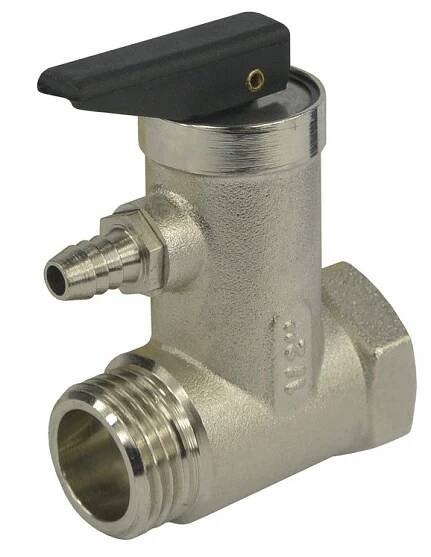 Klum Ventil pojišťovací pro bojler, 1/2", MxF, 6,5 bar