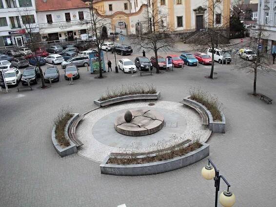 Masarykovo náměstí v Benešově.
