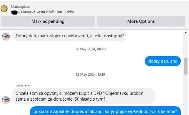 Chtěl v online bazaru prodat věc za pár stovek, málem přišel o desítky tisíc