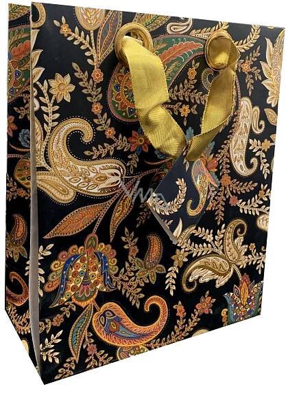 EP Line Dárková papírová taška 19 x 23 x 9 cm Ornamenty - VMD drogerie a parfumerie