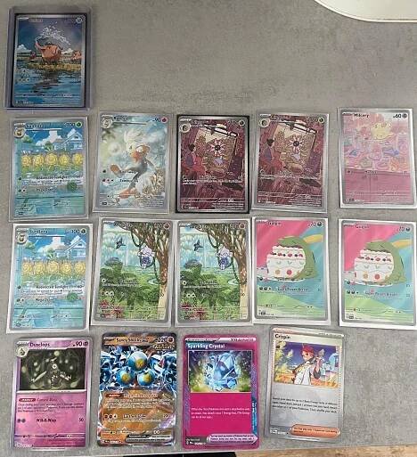 Pokémon karty - vzácné