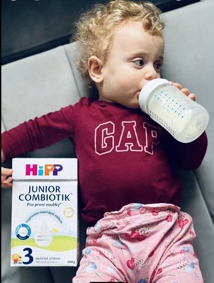 Testování mléka HiPP 3 JUNIOR Combiotik | Mimibazar.cz
