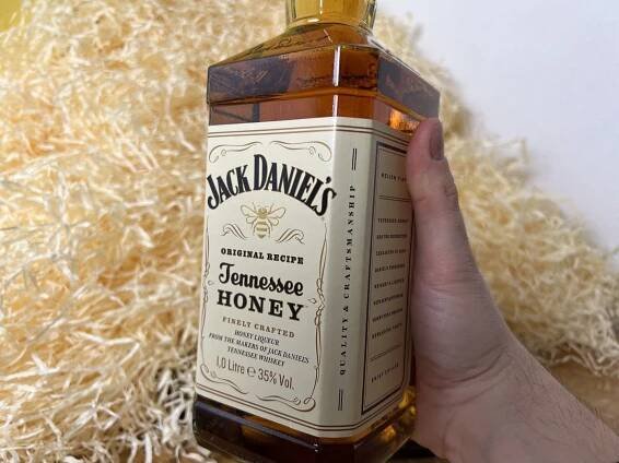 Jack Daniel´s Honey detail etikety