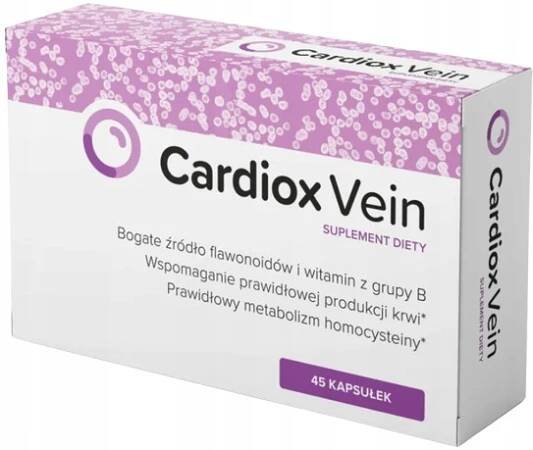 CARDIOX VEIN hloh česnek oběh žil Proton Labs 45 kapslí
