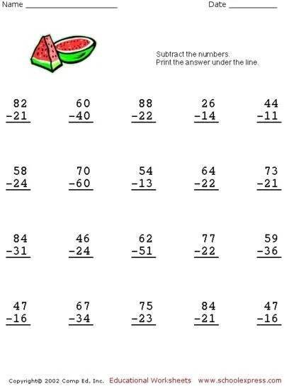 ::SchoolExpress.com - 19000+ FREE worksheets, create your own worksheets, games. | 1st grade math worksheets, Math worksheets, 2nd grade math worksheets