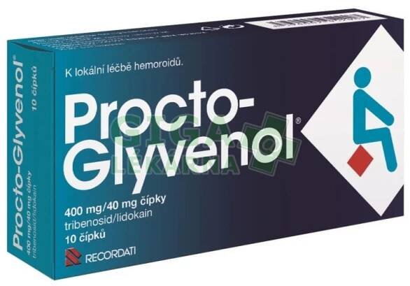 Procto-Glyvenol čípky 10 ks