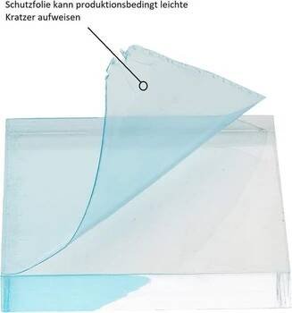 Akrylátové sklo řezané čtvercové - 300x300 mm, 3 mm silné, průhledná akrylová skleněná deska,
