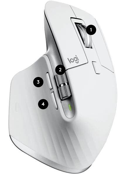 Myš MX Master 3S for Mac Přizpůsobení tlačítek prohlížeče